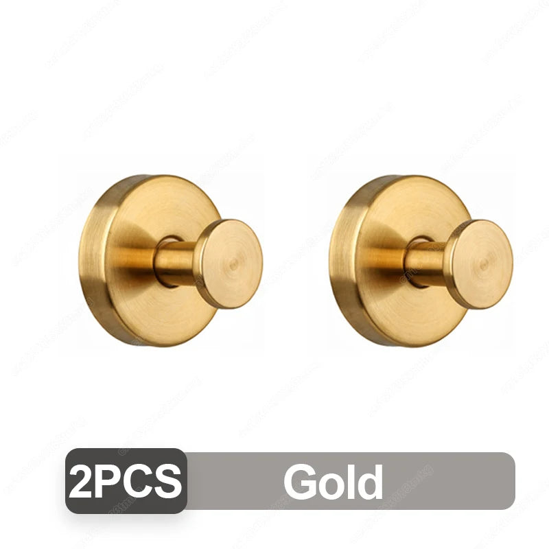 Metal Suction Cup Hook Strong Vacuum Bathroom Suction Cup Hooks Waterproof Towel Holder Stainless Steel Reusable Wall Hanger